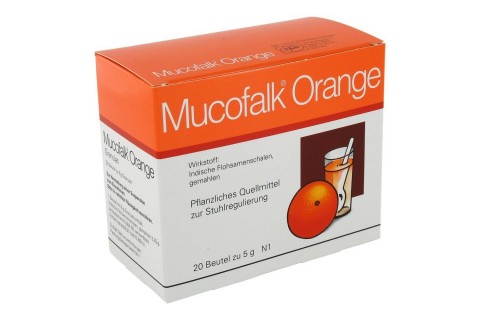 Mucofalk 3,25 g apelsinų skonio granulės geriamajam tirpalui