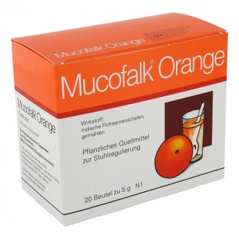 Mucofalk 3,25 g apelsinų skonio granulės geriamajam tirpalui